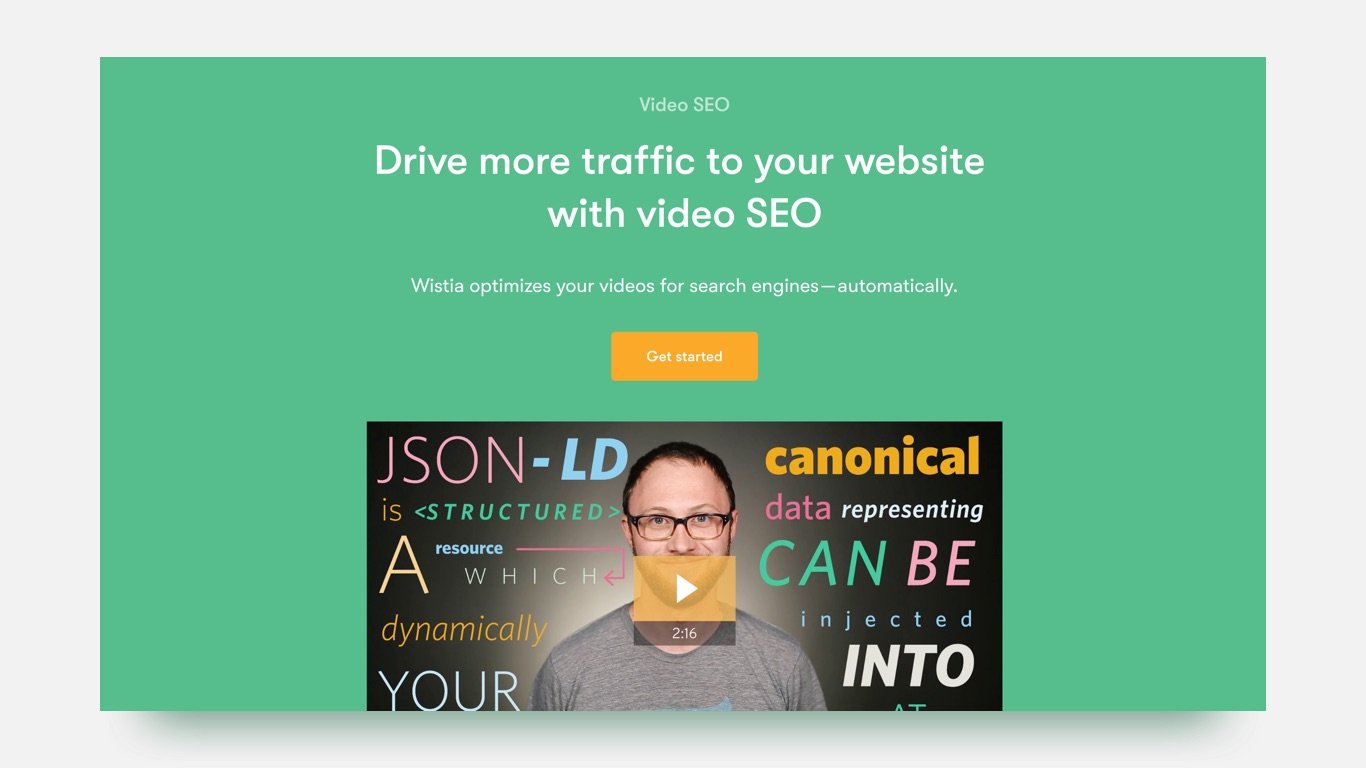 Wistia Landing Page