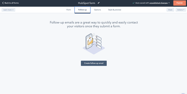 HubSpot and WordPress forms in HubSpot