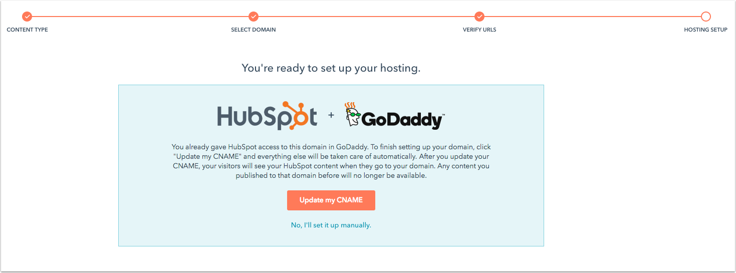 HubSpot setup