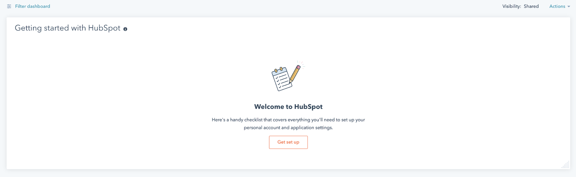 HubSpot setup